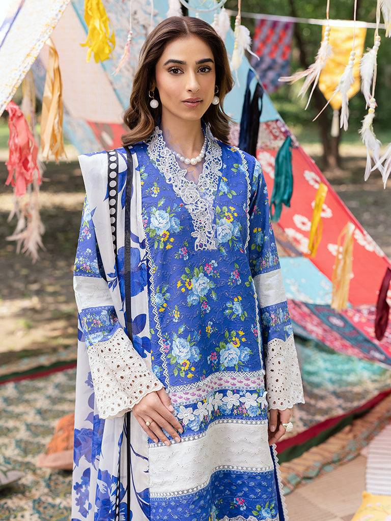 Rajbari | Schiffli Printkari Exclusive | Schiffli Printkari - 06 by Maria Faisal - Registered Vendor of : Rajbari - type : Ladies Clothes - 100% original wedding dresses