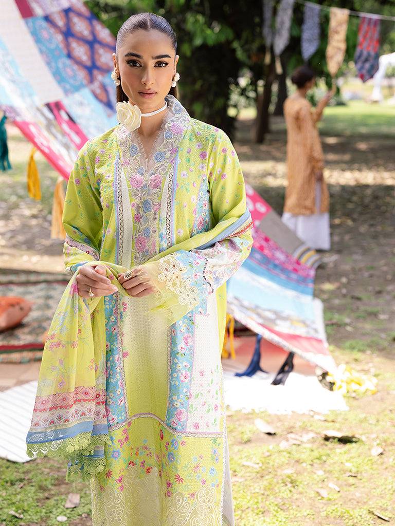 Rajbari | Schiffli Printkari Exclusive | Schiffli Printkari - 09 by Maria Faisal - Registered Vendor of : Rajbari - type : Ladies Clothes - 100% original wedding dresses
