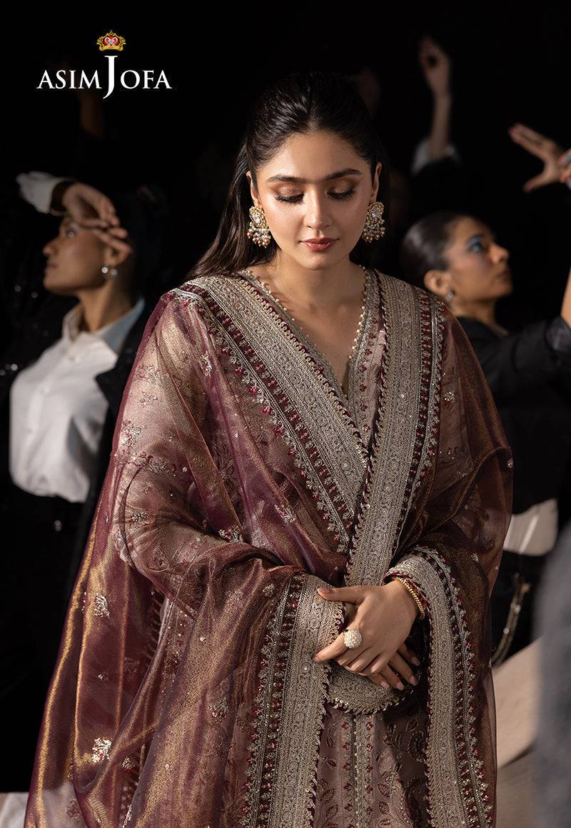 Asim Jofa | Luxury Festive Rejoice | AJLFF-10 by Maria Faisal - Registered Vendor of : Asim Jofa - type : Ladies Clothes - 100% original wedding dresses