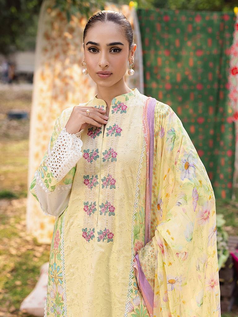 Rajbari | Schiffli Printkari Exclusive | Schiffli Printkari - 11 by Maria Faisal - Registered Vendor of : Rajbari - type : Ladies Clothes - 100% original wedding dresses