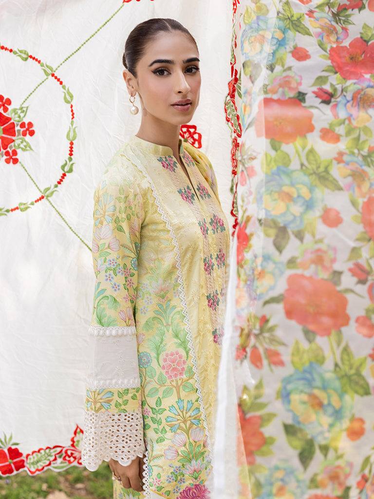 Rajbari | Schiffli Printkari Exclusive | Schiffli Printkari - 11 by Maria Faisal - Registered Vendor of : Rajbari - type : Ladies Clothes - 100% original wedding dresses