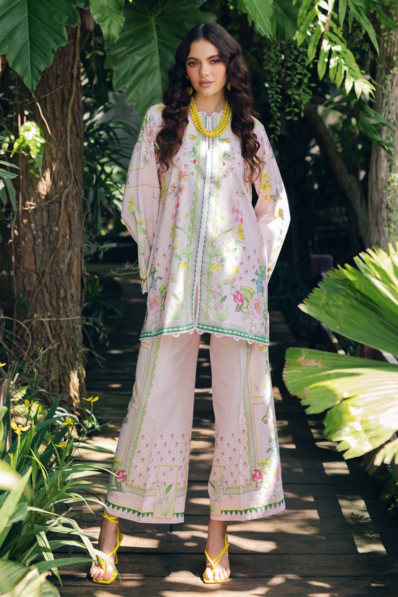 Qalamkar | Printed Co Ords 25 | OP-02 Elio by Maria Faisal - Registered Vendor of : Qalamkar - type : Ladies Clothes - 100% original wedding dresses