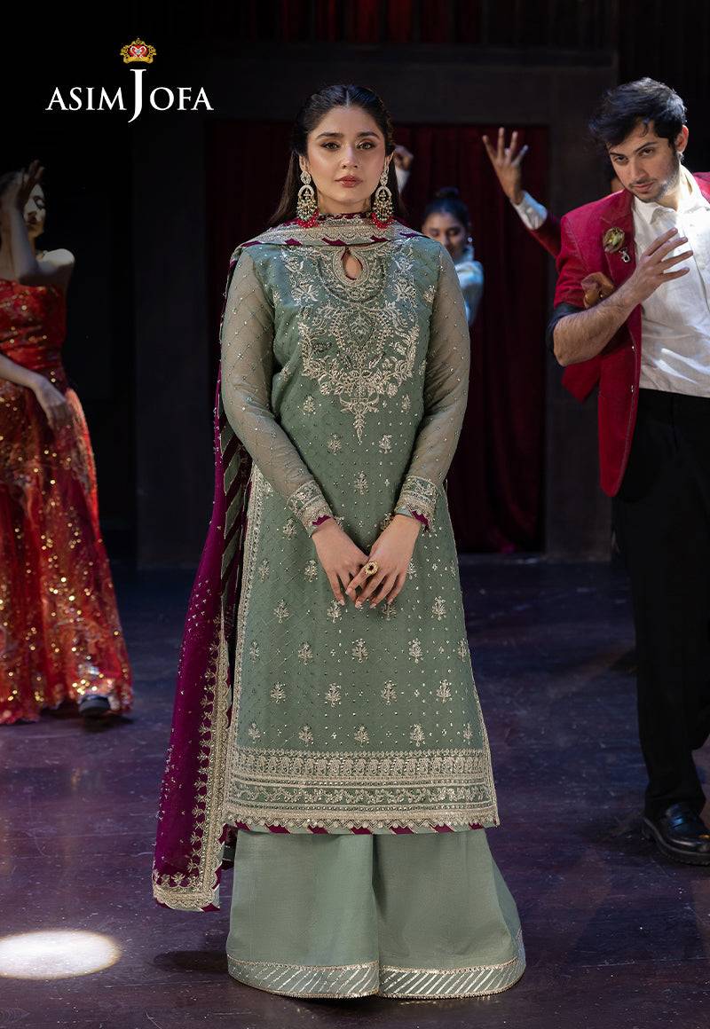 Asim Jofa | Luxury Festive Rejoice | AJLFF-13 by Maria Faisal - Registered Vendor of : Asim Jofa - type : Ladies Clothes - 100% original wedding dresses