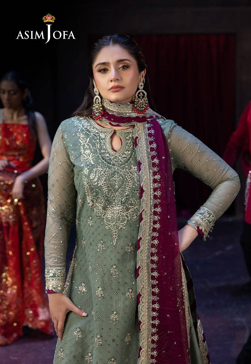 Asim Jofa | Luxury Festive Rejoice | AJLFF-13 by Maria Faisal - Registered Vendor of : Asim Jofa - type : Ladies Clothes - 100% original wedding dresses