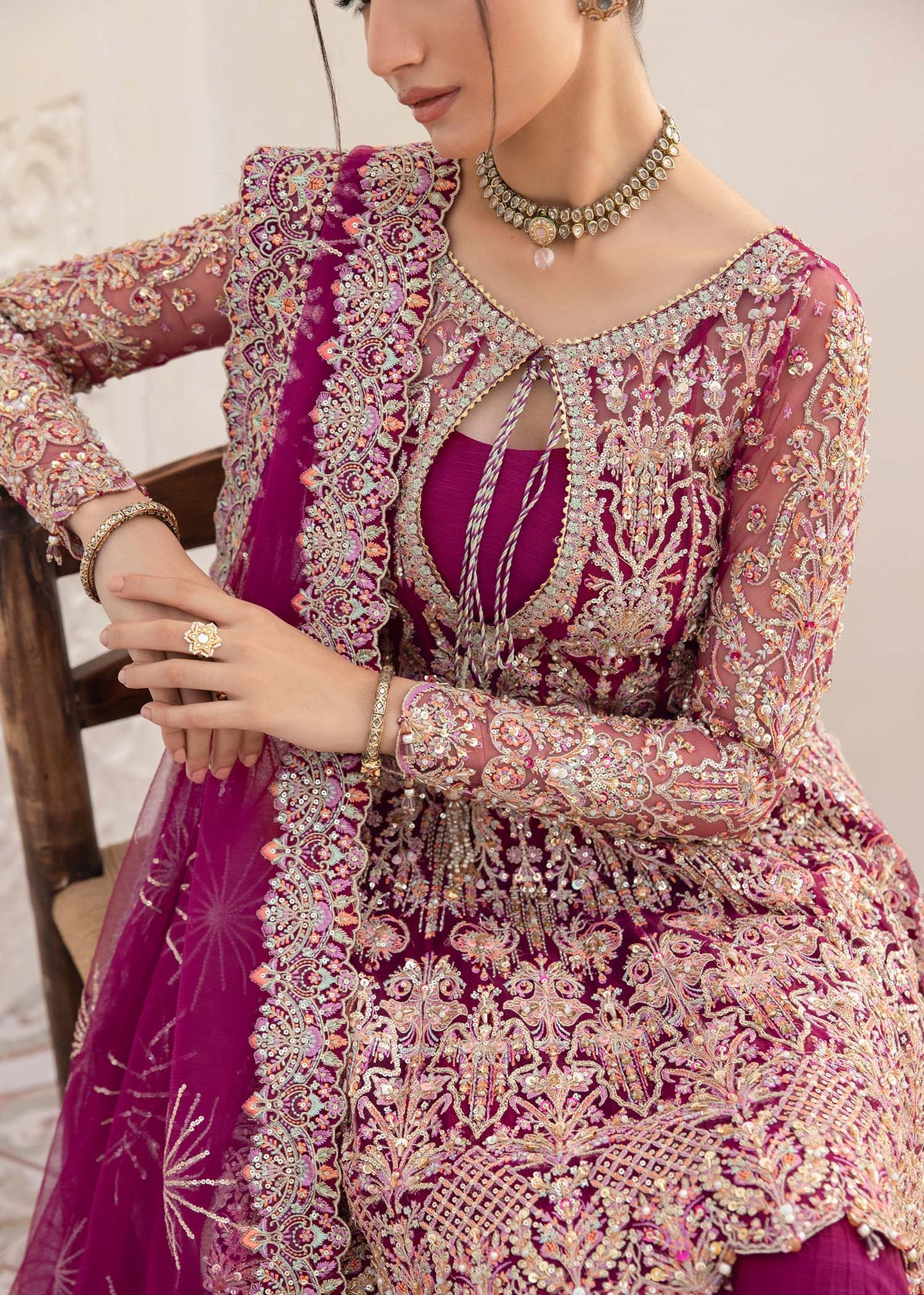 Kanwal Malik | Mirha Eid Luxury Pret 25 | Kaira by Maria Faisal - Registered Vendor of : Kanwal Malik - type : Ladies Clothes - 100% original wedding dresses
