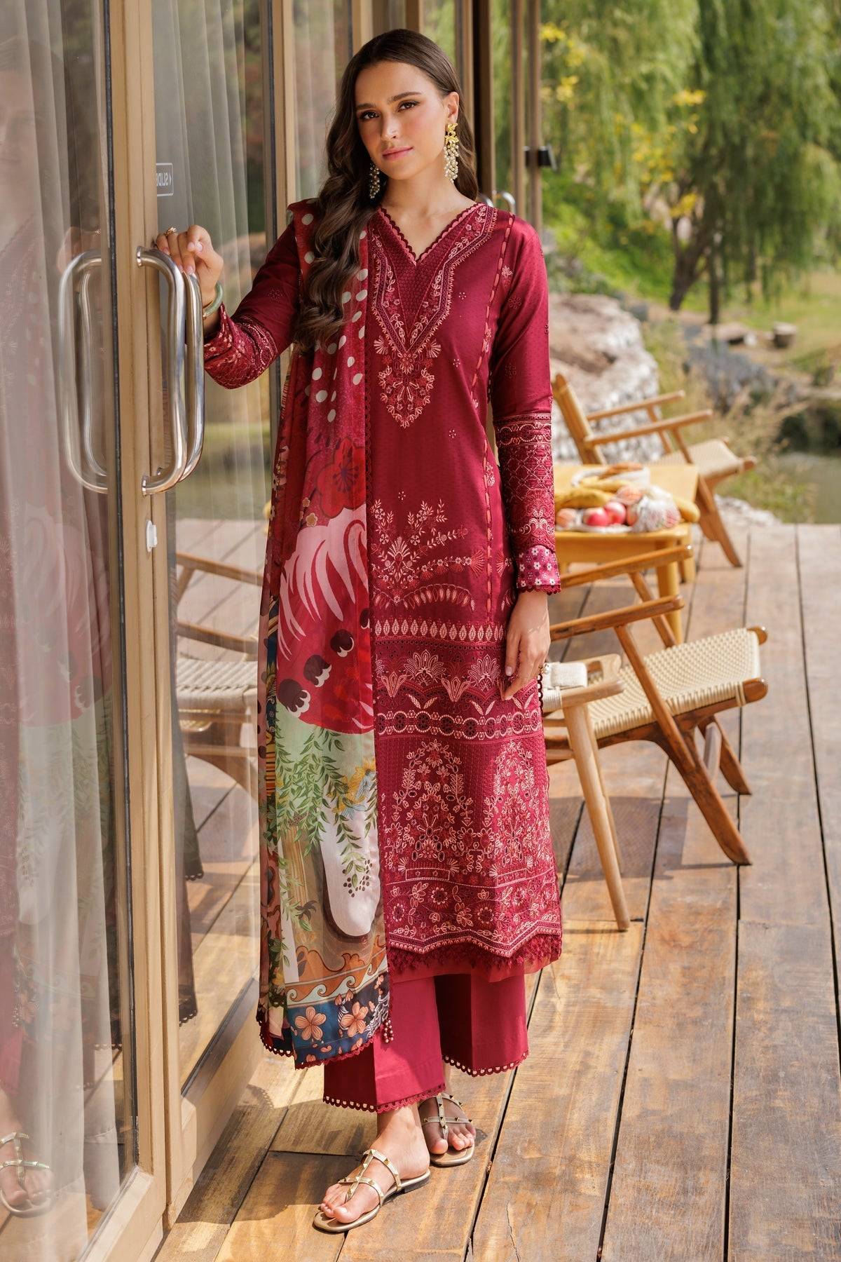 Xenia Formals | Luxury Lawn 25 | PAULA by Maria Faisal - Registered Vendor of : Xenia Formals - type : Ladies Clothes - 100% original wedding dresses