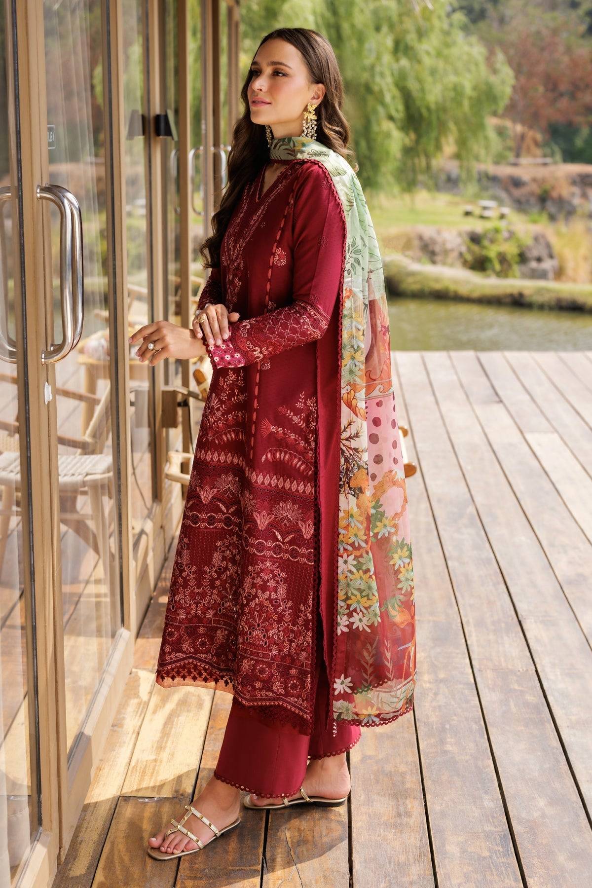 Xenia Formals | Luxury Lawn 25 | PAULA by Maria Faisal - Registered Vendor of : Xenia Formals - type : Ladies Clothes - 100% original wedding dresses