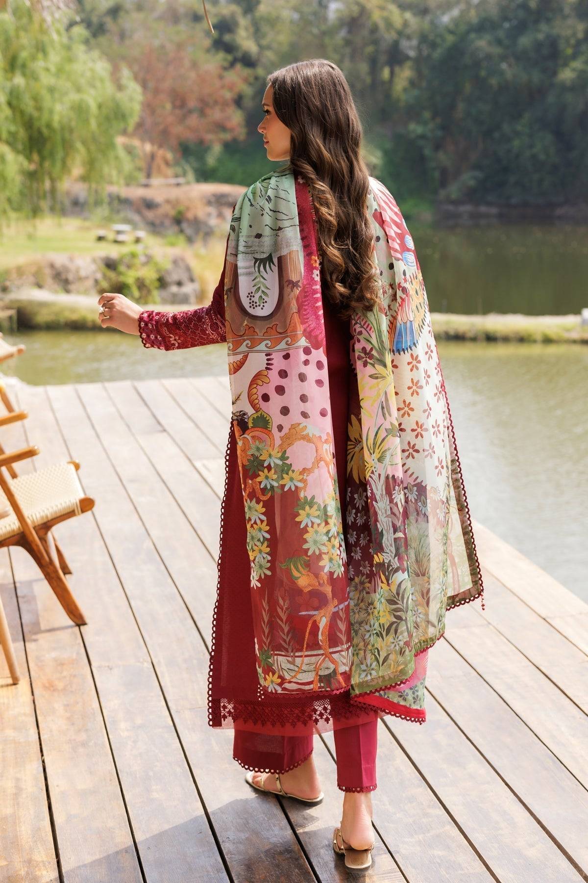 Xenia Formals | Luxury Lawn 25 | PAULA by Maria Faisal - Registered Vendor of : Xenia Formals - type : Ladies Clothes - 100% original wedding dresses