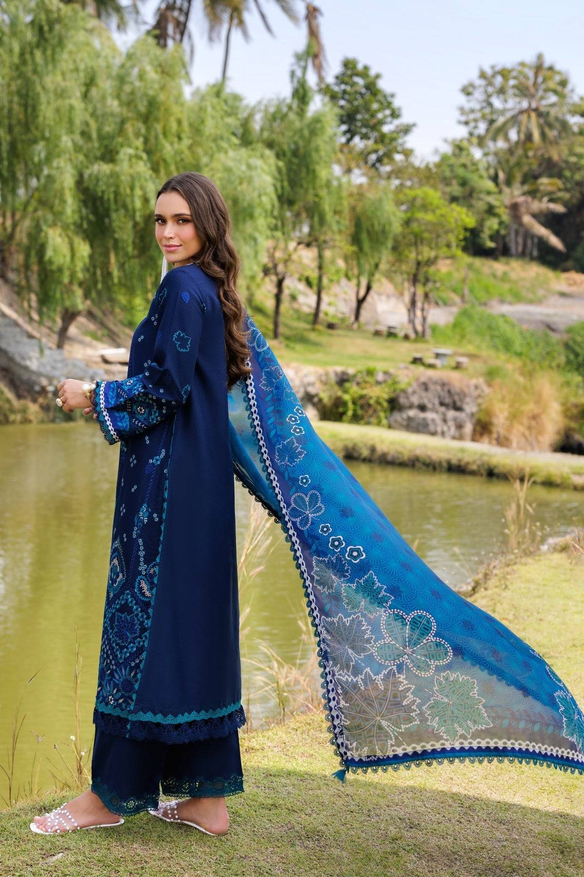 Xenia Formals | Luxury Lawn 25 | MURCIA by Maria Faisal - Registered Vendor of : Xenia Formals - type : Ladies Clothes - 100% original wedding dresses