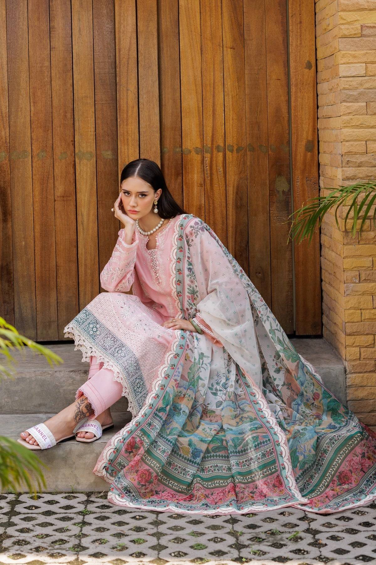 Xenia Formals | Luxury Lawn 25 | TURIN by Maria Faisal - Registered Vendor of : Xenia Formals - type : Ladies Clothes - 100% original wedding dresses