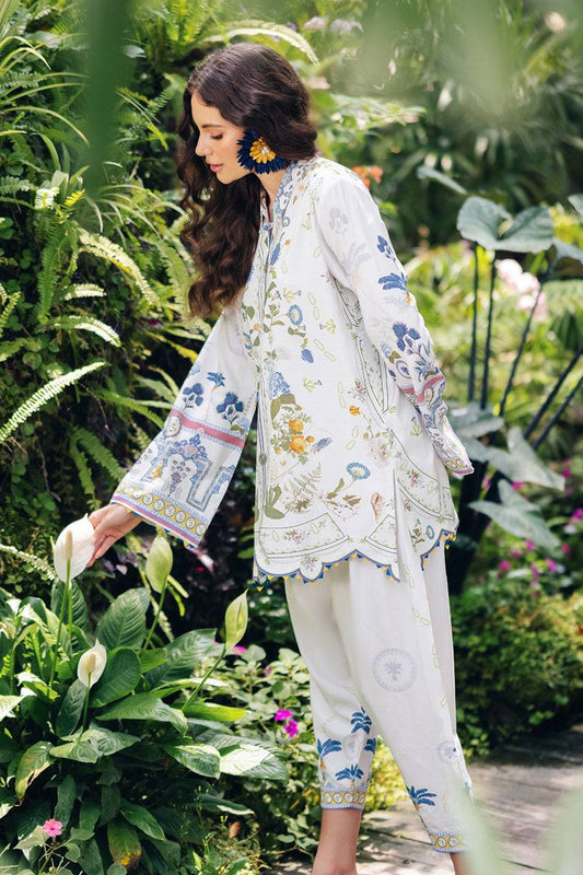 Qalamkar | Printed Co Ords 25 | OP-06 Ilsa by Maria Faisal - Registered Vendor of : Qalamkar - type : Ladies Clothes - 100% original wedding dresses