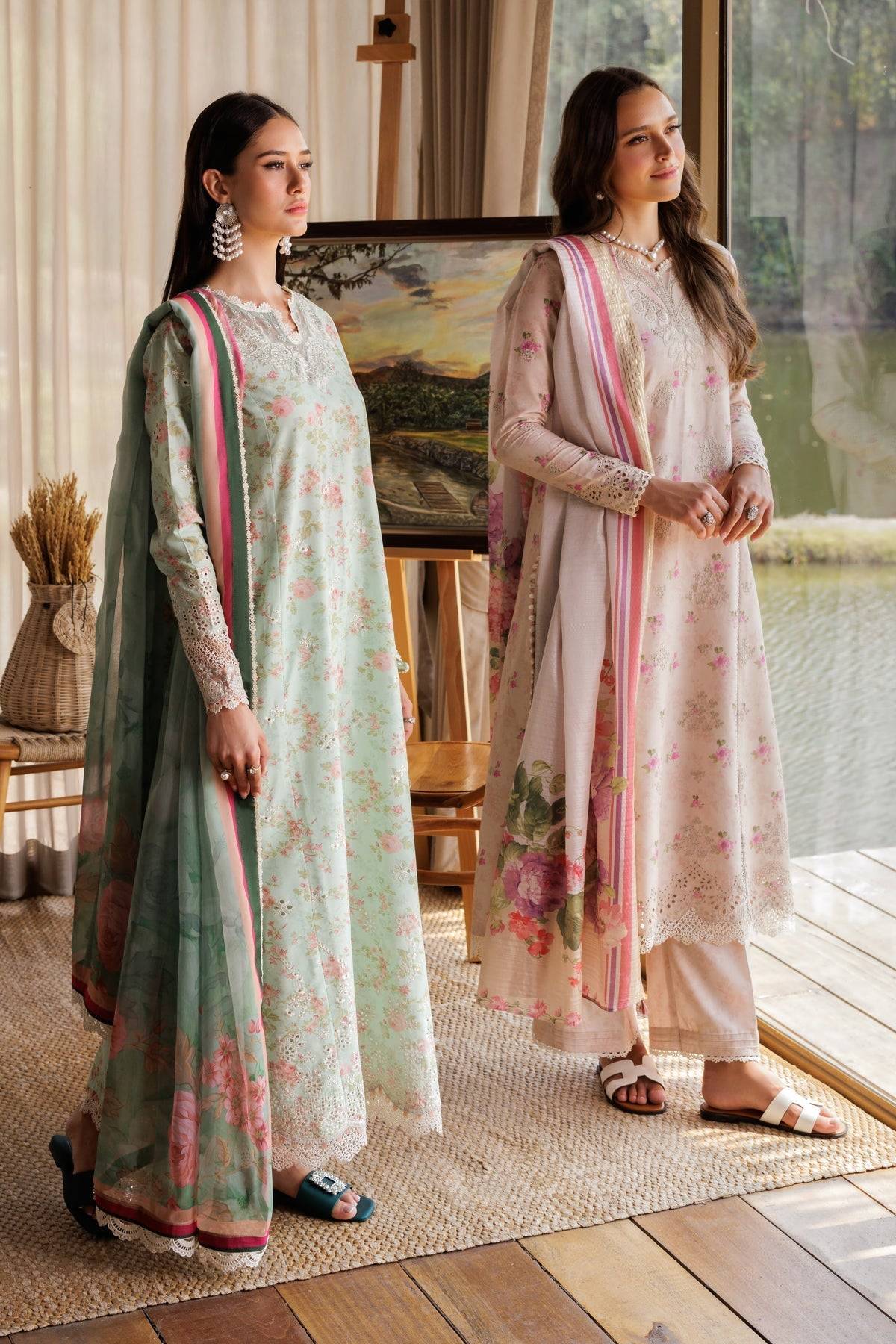 Xenia Formals | Luxury Lawn 25 | BARRIE by Maria Faisal - Registered Vendor of : Xenia Formals - type : Ladies Clothes - 100% original wedding dresses