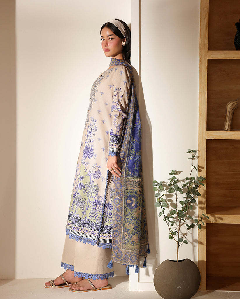 Roheenaz | Pareesa Cambric | Rumaisa - Ladies Clothes - Maria Faisal