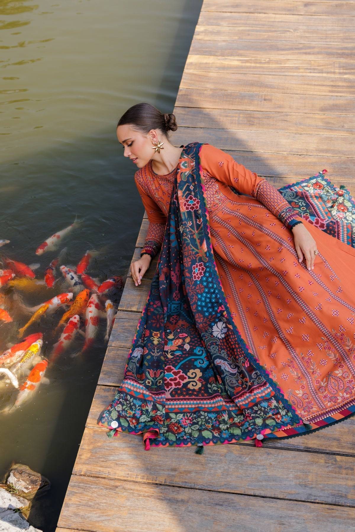 Xenia Formals | Luxury Lawn 25 | HANNAH by Maria Faisal - Registered Vendor of : Xenia Formals - type : Ladies Clothes - 100% original wedding dresses