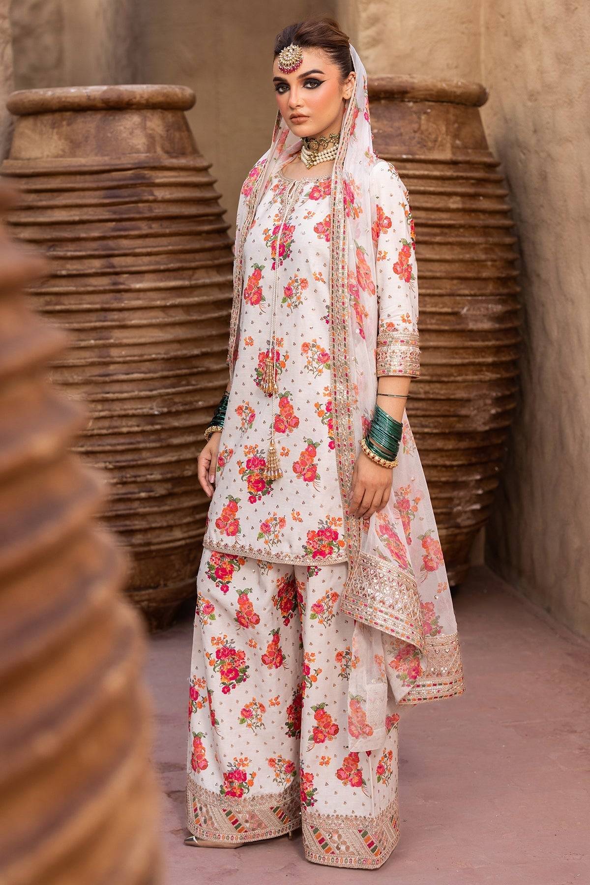 Charizma | Festive Pret | CMA-5-071 by Maria Faisal - Registered Vendor of : Charizma - type : Ladies Clothes - 100% original wedding dresses