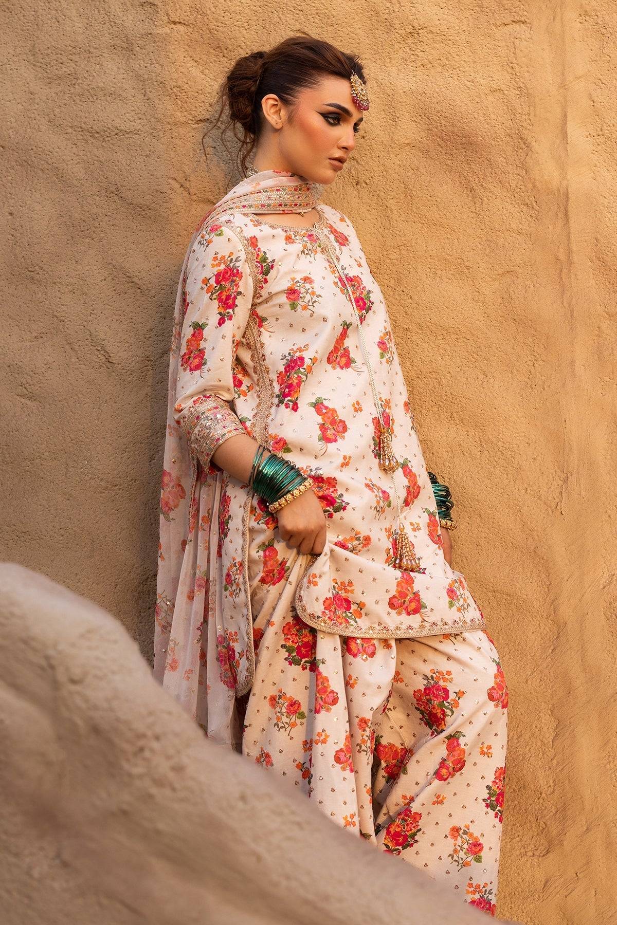 Charizma | Festive Pret | CMA-5-071 by Maria Faisal - Registered Vendor of : Charizma - type : Ladies Clothes - 100% original wedding dresses