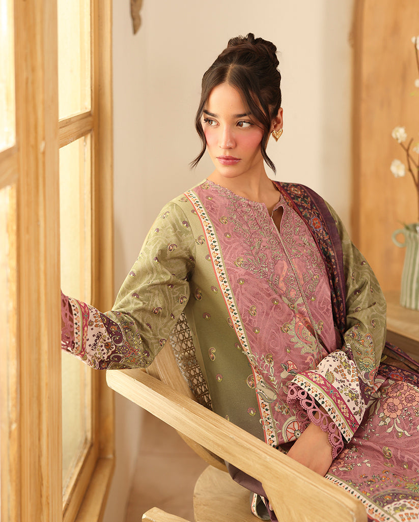 Roheenaz | Pareesa Cambric | Ruhaab - Ladies Clothes - Maria Faisal