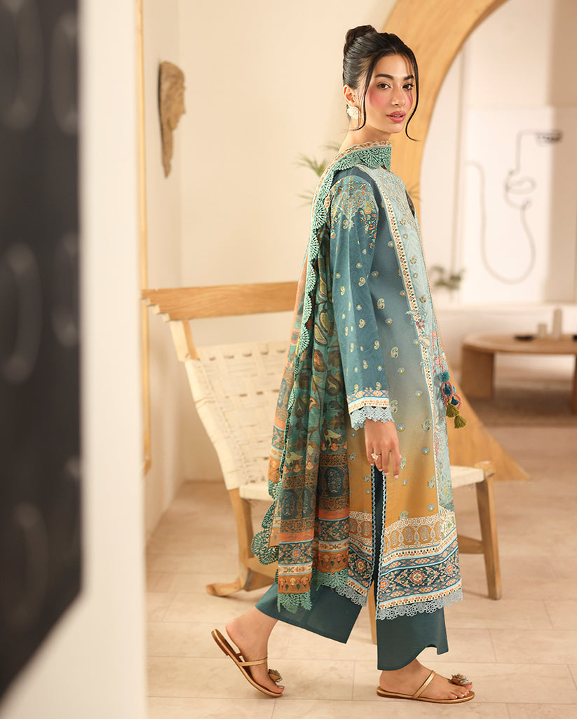 Roheenaz | Pareesa Cambric | Shafia - Ladies Clothes - Maria Faisal