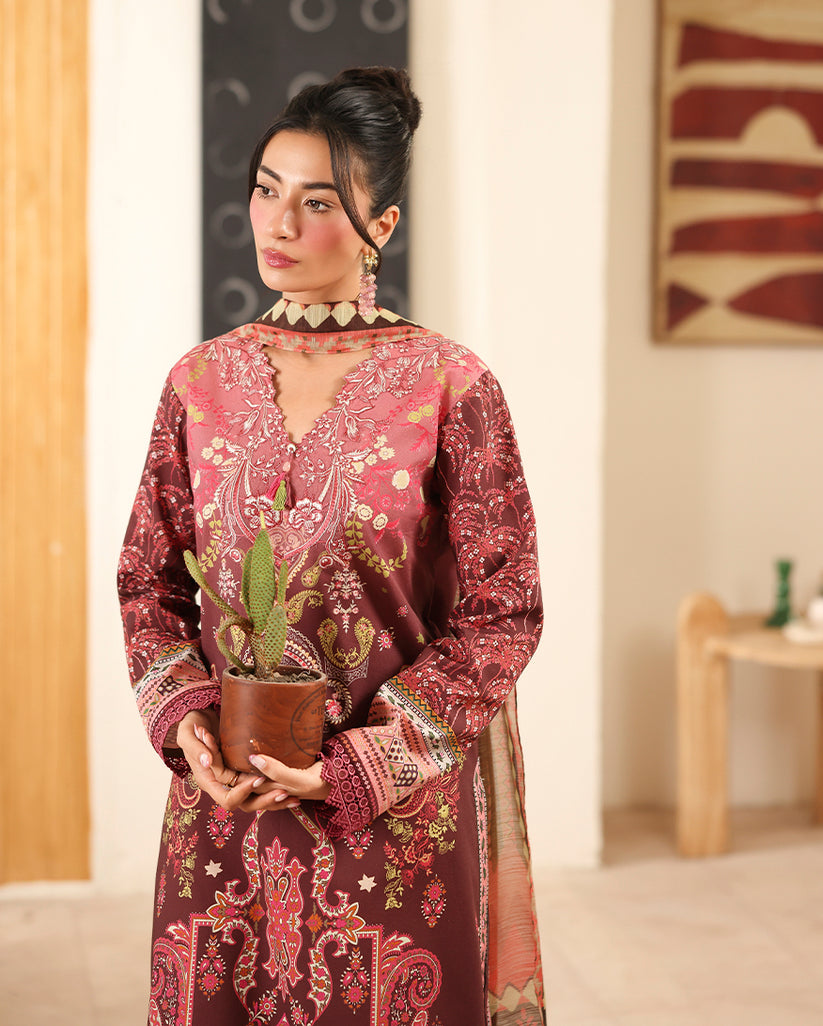 Roheenaz | Pareesa Cambric | Humaina - Ladies Clothes - Maria Faisal