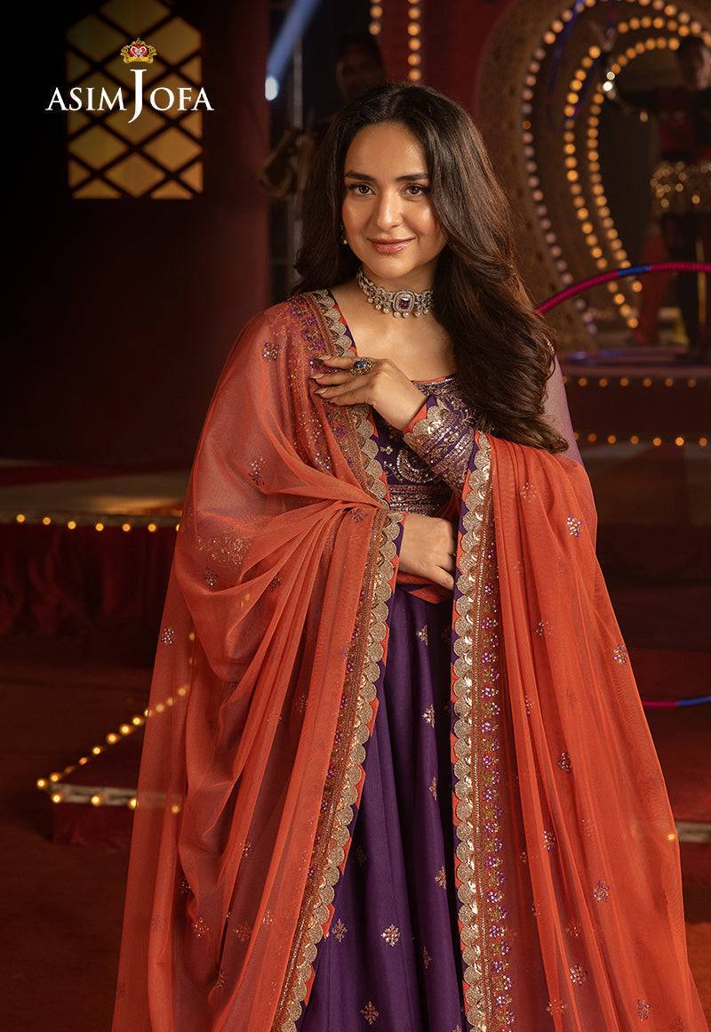 Asim Jofa | Luxury Festive Rejoice | AJLFF-01 by Maria Faisal - Registered Vendor of : Asim Jofa - type : Ladies Clothes - 100% original wedding dresses