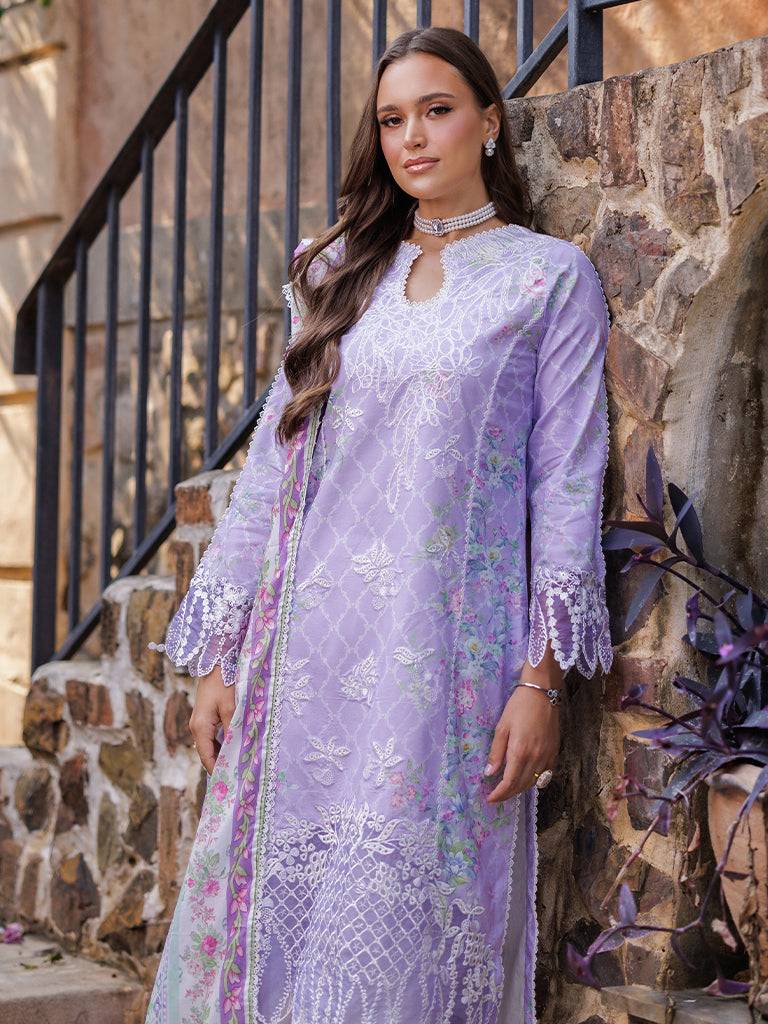 Rajbari | Floral Symphony Lawn 25 | RB-11 by Maria Faisal - Registered Vendor of : Rajbari - type : Ladies Clothes - 100% original wedding dresses