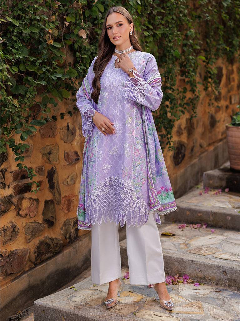 Rajbari | Floral Symphony Lawn 25 | RB-11 by Maria Faisal - Registered Vendor of : Rajbari - type : Ladies Clothes - 100% original wedding dresses