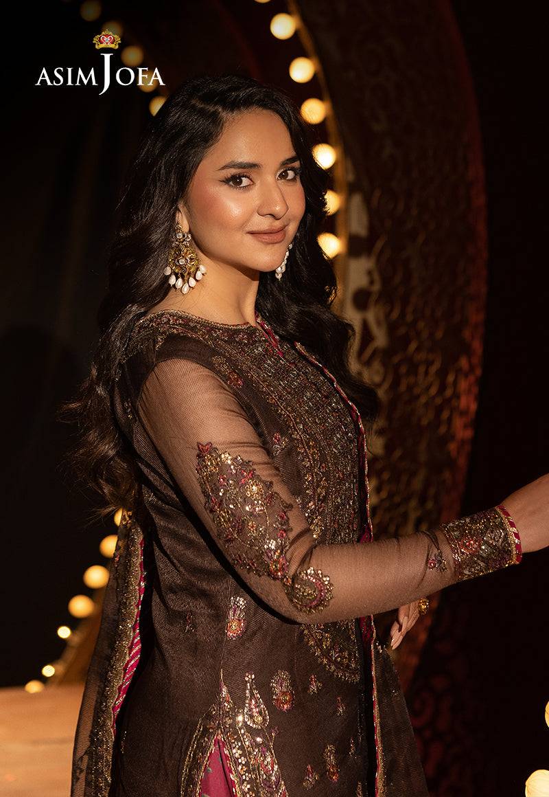 Asim Jofa | Luxury Festive Rejoice | AJLFF-11 by Maria Faisal - Registered Vendor of : Asim Jofa - type : Ladies Clothes - 100% original wedding dresses