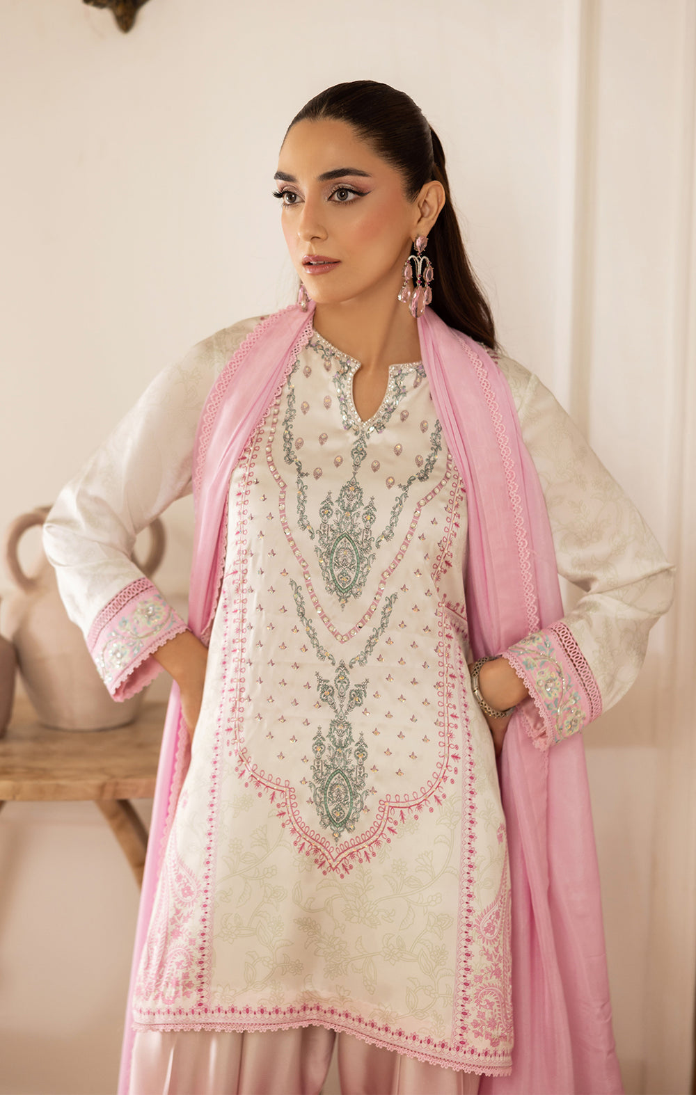 Maya | Eloura Silk Pret 25 |AURI - Ladies Clothes - Maria Faisal