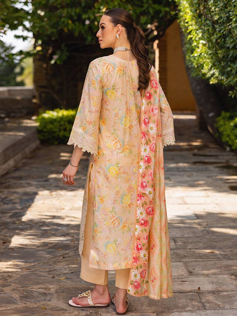 Rajbari | Floral Symphony Lawn 25 | RB-05 by Maria Faisal - Registered Vendor of : Rajbari - type : Ladies Clothes - 100% original wedding dresses