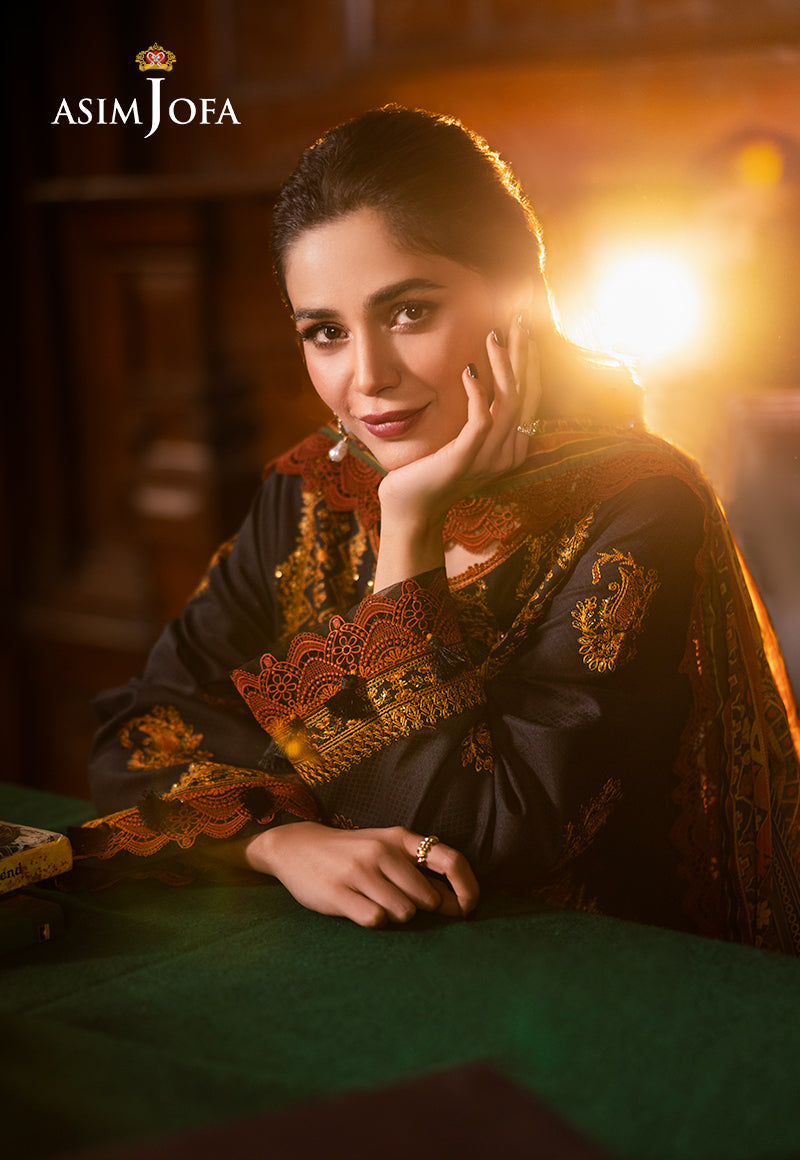 Asim Jofa | Prints Drop 2 | AJUBJ-12 by Maria Faisal - Registered Vendor of : Asim Jofa - type : Ladies Clothes - 100% original wedding dresses