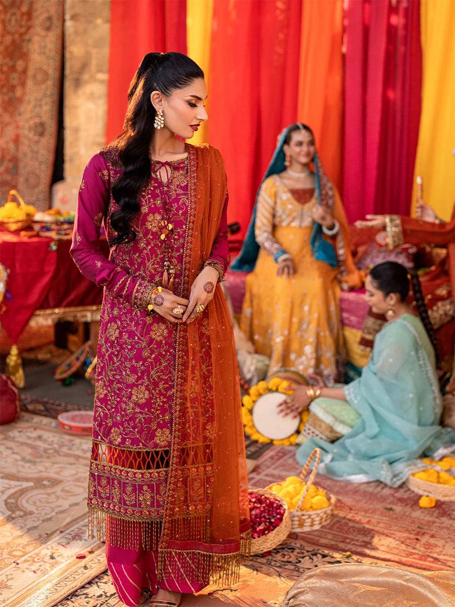 Salitex | Shehnai Festive | No036 by Maria Faisal - Registered Vendor of : Salitex - type : Ladies Clothes - 100% original wedding dresses