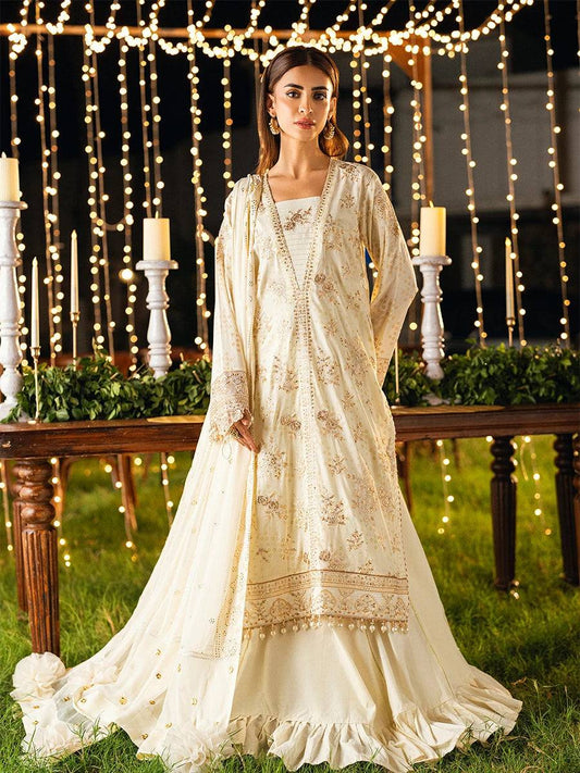 Salitex | Signature Festive Chiffon | WW011 by Maria Faisal - Registered Vendor of : Salitex - type : Ladies Clothes - 100% original wedding dresses