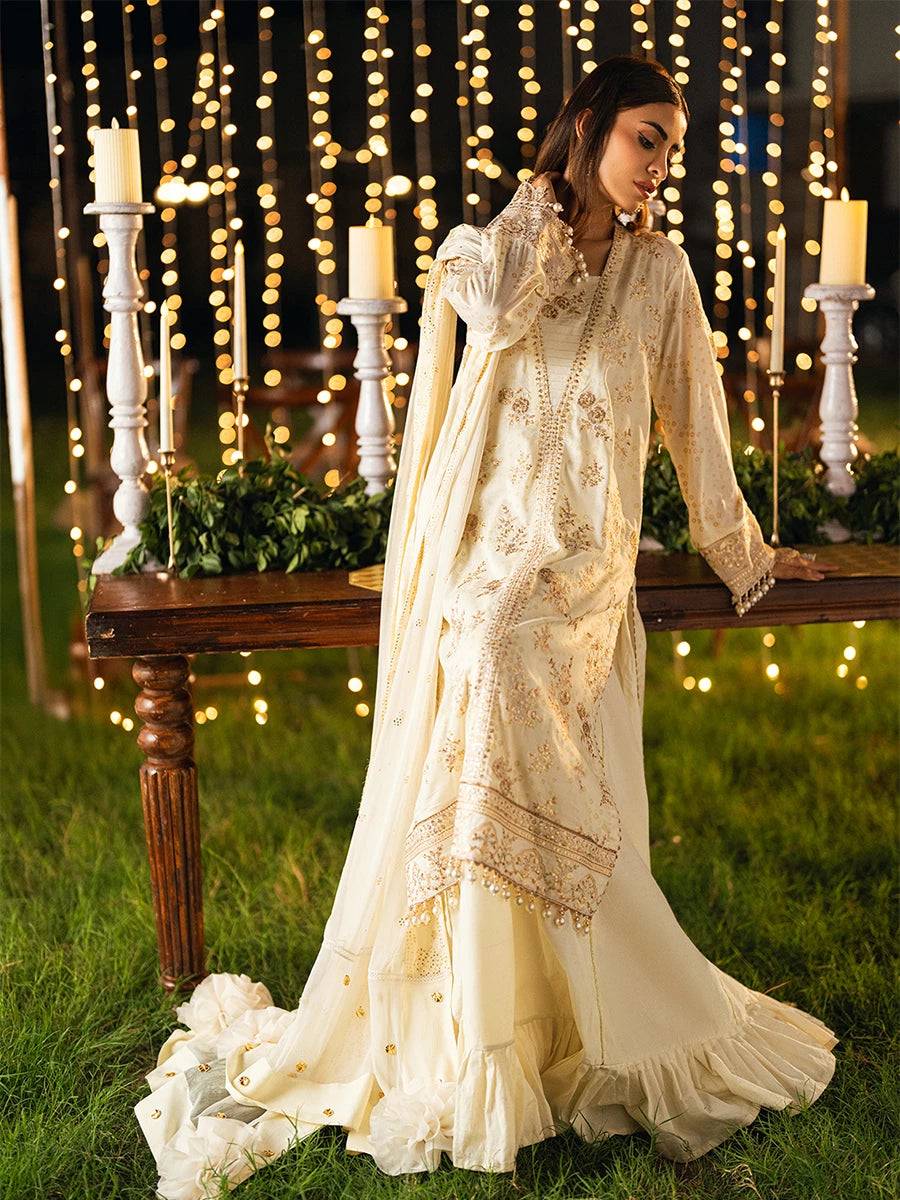 Salitex | Signature Festive Chiffon | WW011 by Maria Faisal - Registered Vendor of : Salitex - type : Ladies Clothes - 100% original wedding dresses