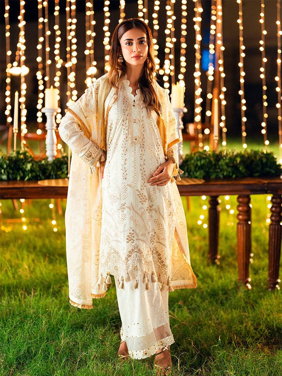 Salitex | Signature Festive Chiffon | WW012 by Maria Faisal - Registered Vendor of : Salitex - type : Ladies Clothes - 100% original wedding dresses