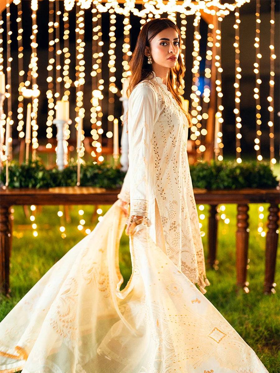 Salitex | Signature Festive Chiffon | WW012 by Maria Faisal - Registered Vendor of : Salitex - type : Ladies Clothes - 100% original wedding dresses