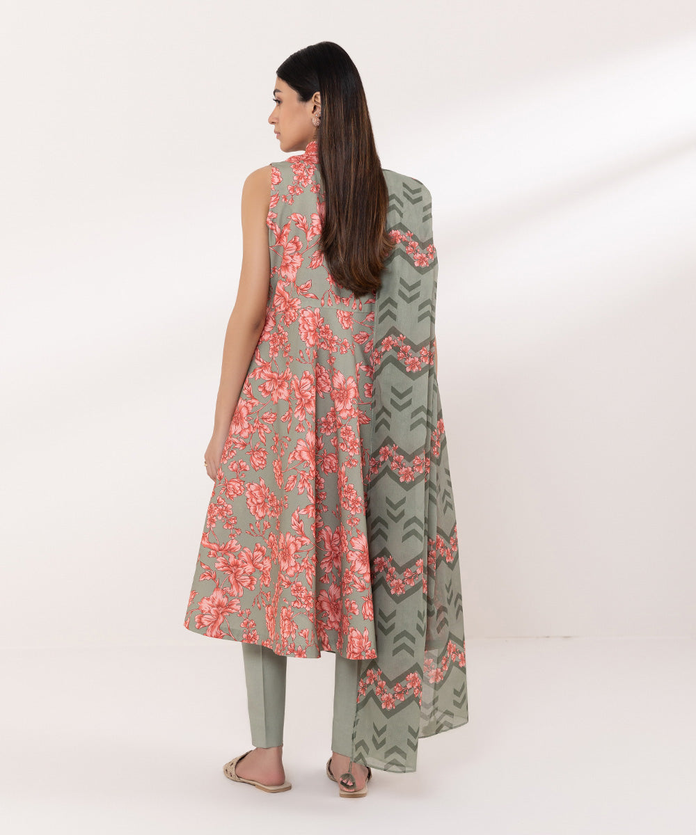 Sapphire | Intermix 2024 | Cambric Suit S-27 - Designer Dress with Intricate embroidery and embellishments. Shop elegent wedding dress at Maria Faisal.