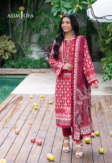Asim Jofa | Prints Drop 2 | AJUUB-32 - Designer Dress with Intricate embroidery and embellishments. Shop elegent wedding dress at Maria Faisal.
