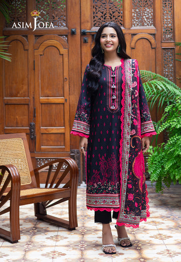 Asim Jofa | Prints Drop 2 | AJUUB-21 - Designer Dress with Intricate embroidery and embellishments. Shop elegent wedding dress at Maria Faisal.
