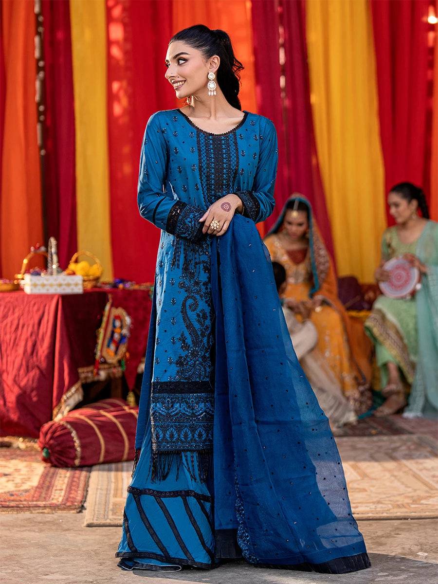 Salitex | Shehnai Festive | No018 by Maria Faisal - Registered Vendor of : Salitex - type : Ladies Clothes - 100% original wedding dresses