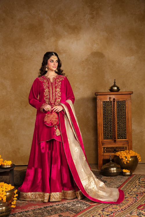Maya | Raazi Velvet 24 | KASTURI - Ladies Clothes - Maria Faisal