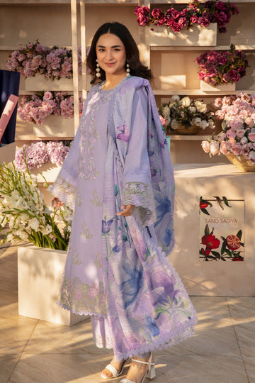 Rangrasiya | Florence Summer Edit 25 | Haneen - Designer Dress with Intricate embroidery and embellishments. Shop elegent wedding dress at Maria Faisal.