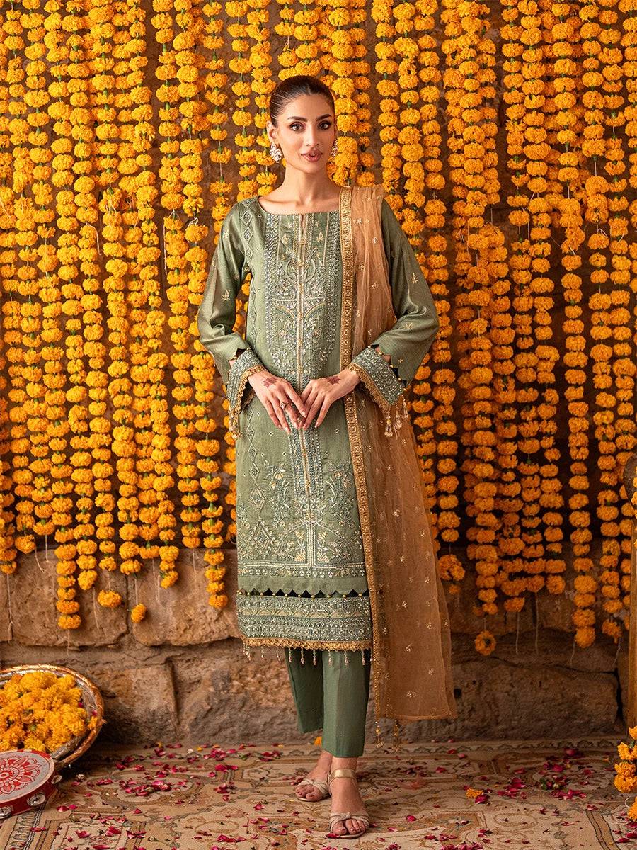 Salitex | Shehnai Festive | No022 by Maria Faisal - Registered Vendor of : Salitex - type : Ladies Clothes - 100% original wedding dresses