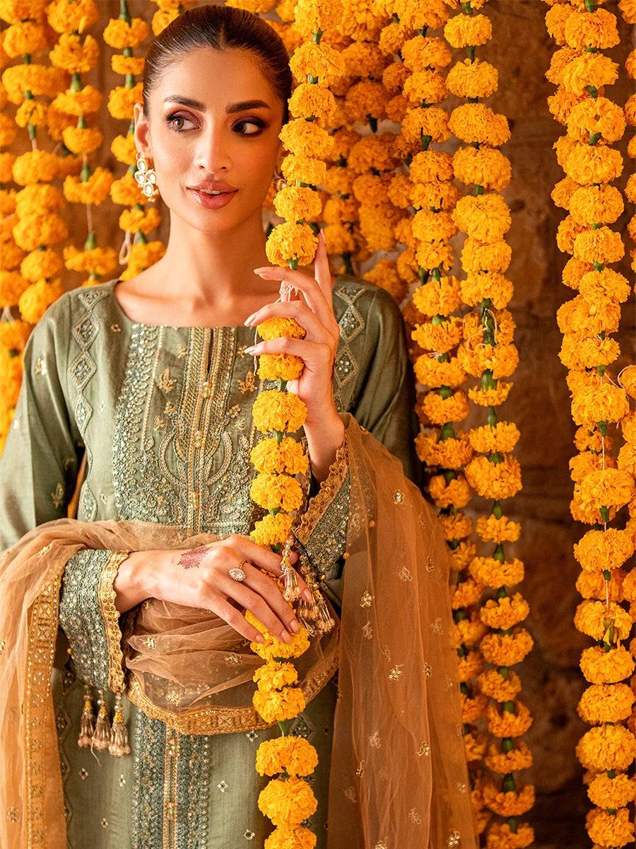 Salitex | Shehnai Festive | No022 by Maria Faisal - Registered Vendor of : Salitex - type : Ladies Clothes - 100% original wedding dresses