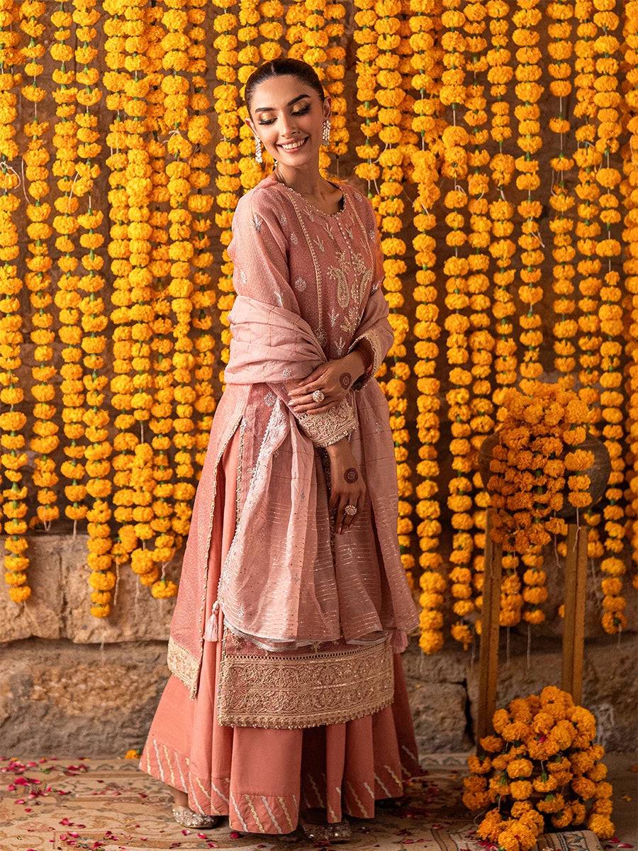 Salitex | Shehnai Festive | No035 by Maria Faisal - Registered Vendor of : Salitex - type : Ladies Clothes - 100% original wedding dresses