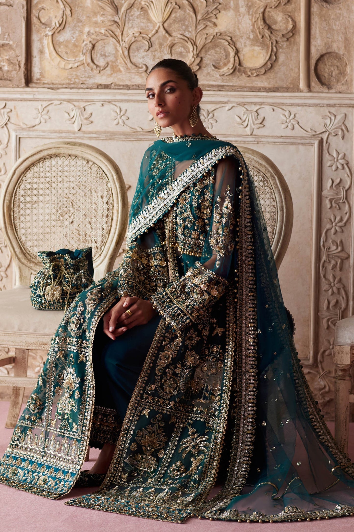 AYLIN-E-JADE (ZC25-05) – authentic Pakistani dress from the Gossamer 25 collection for women in the UK