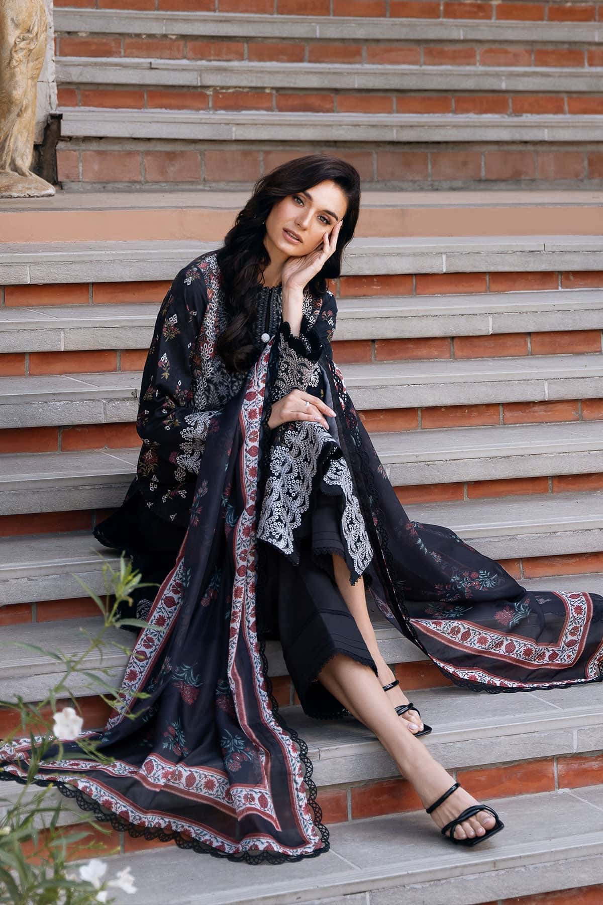 Afrozeh | Damask The Holiday Edit 25 | Anisa B by Maria Faisal - Registered Vendor of : Afrozeh - type : Ladies Clothes - 100% original wedding dresses