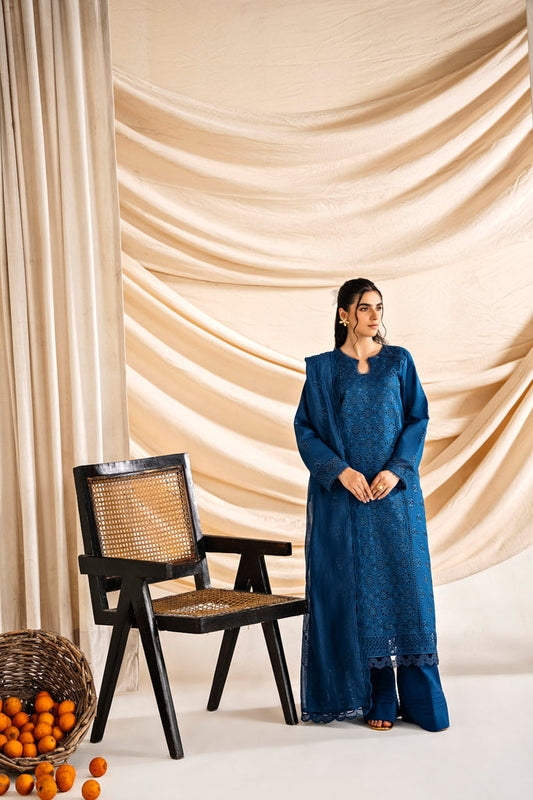 Florent | Festive Lawn 24 | FLF - 3B - Designer Dress with Intricate embroidery and embellishments. Shop elegent wedding dress at Maria Faisal.