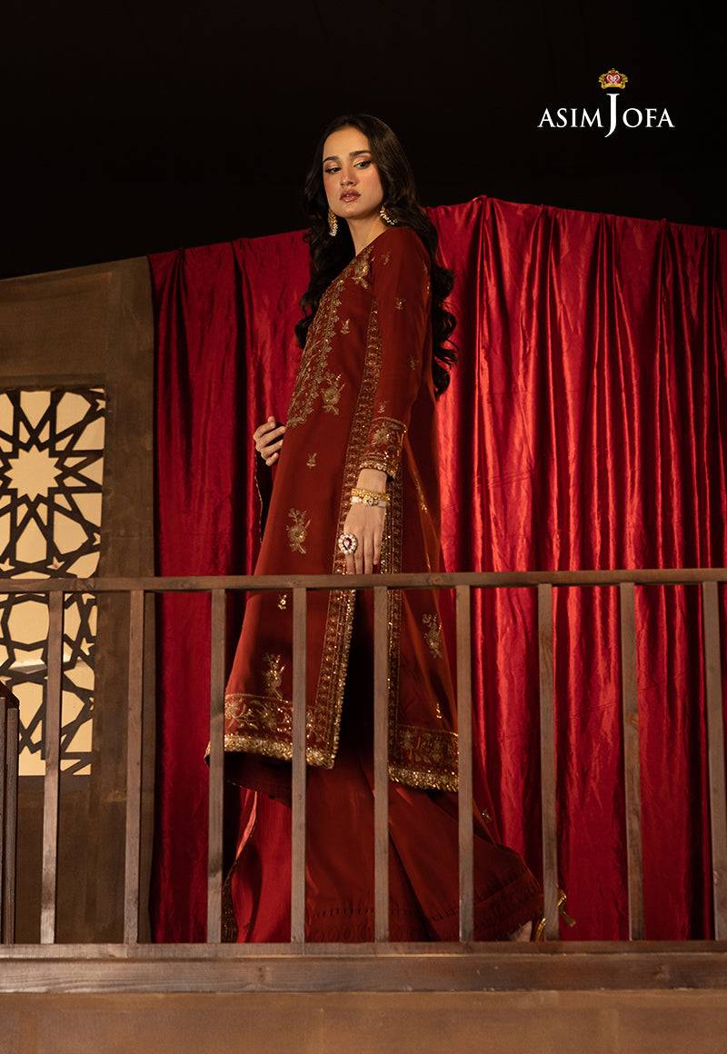 Asim Jofa | Festive Collection 25 | AJLLF-18 by Maria Faisal - Registered Vendor of : Asim Jofa - type : Ladies Clothes - 100% original wedding dresses