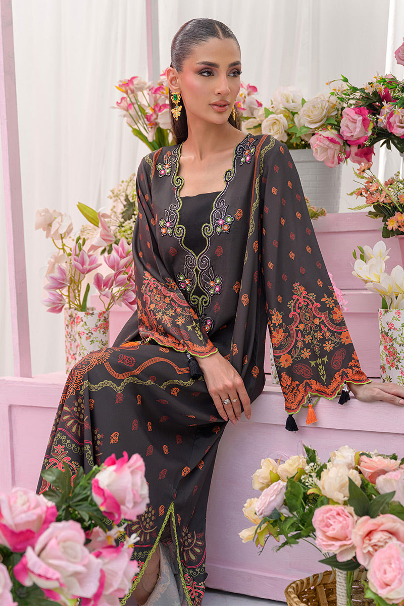 Chic Ophicial | The Maison Duo | Noir Saga - Luxury Dress - available at Maria Faisal in UK and USA.