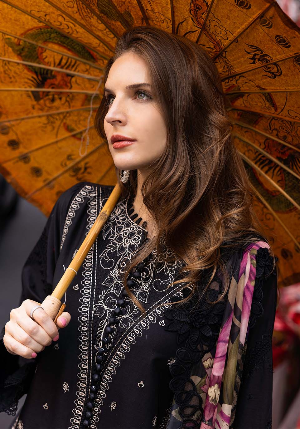 Zarqash | Luxury Lawn 25 | ZQLU 001 Eliana by Maria Faisal - Registered Vendor of : Zarqash - type : Ladies Clothes - 100% original wedding dresses